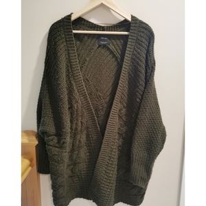 Zara oversized knit cardigan